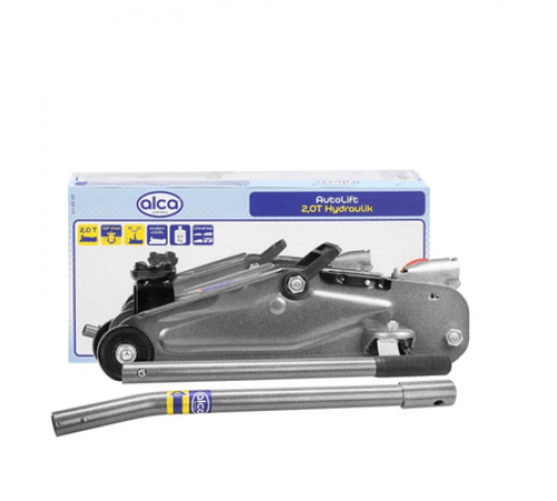 Домкрат гидравлический подкатной  2 т. в кейсе 135-320 мм ALCA