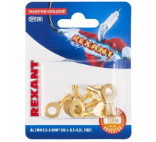 Контакт под болт ø6.2мм, 0.5-0.8мм², НК 6-0,5-0,8 / DJ431-6A, в упак. 10 шт. REXANT