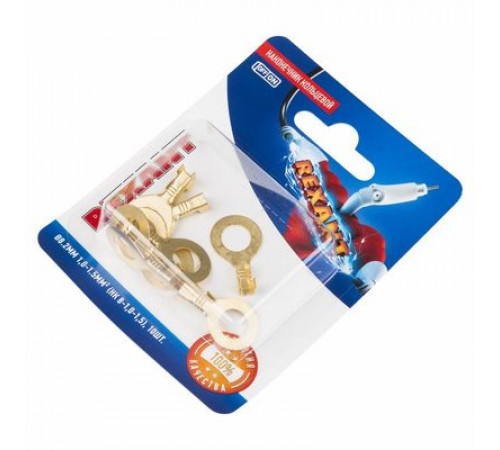 Контакт под болт ø8.2мм, 1.0-1.5мм², НК 8-1,0-1,5 / DJ431-8В, в упак. 10 шт. REXANT