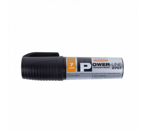 Маркер перманентный промышленный Line Plus «PER-2707» 7 мм, черный, скошенный REXANT