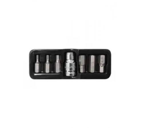 Набор бит TORX 7 предм.Т25-Т55,адаптер 1/2*3/8 АВТОМTOOL