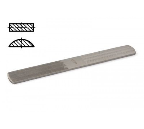 Напильник 4 в1 №1, №3 200 мм (плоский, полукруглый) ДТ