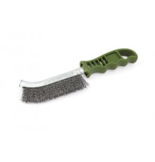 Щетка с пластиковой рукояткой, стальная щетина ДТ