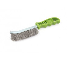 Щетка с пластиковой рукояткой, щетина из нержавеющей стали ДТ