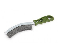 Корщетка металл. дугообразная с пластиковой рукояткой ДТ