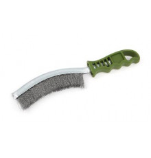 Корщетка металл. дугообразная с пластиковой рукояткой ДТ