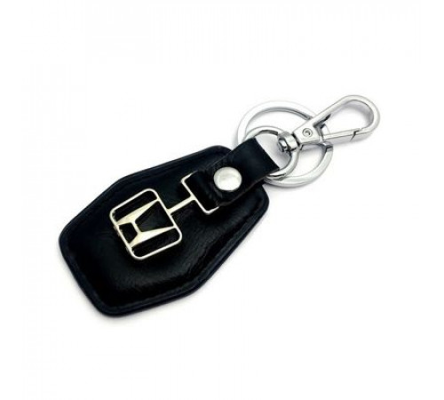 Брелок кожа Хонда логотип на подвеске BBL 008_