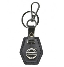 Брелок кожа Вольво логотип на подвеске BBL 012_