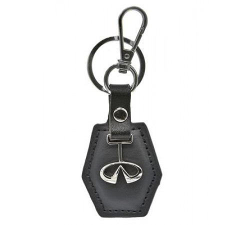 Брелок кожа Инфинити логотип на подвеске BBL 028_