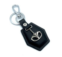 Брелок кожа Дэу логотип на подвеске BBL 029_