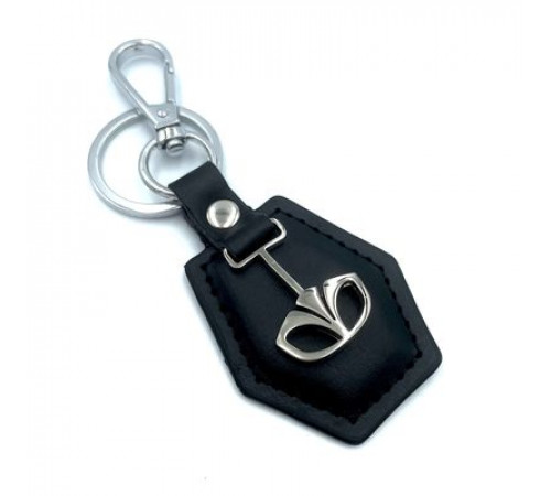 Брелок кожа Дэу логотип на подвеске BBL 029_