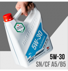 Масло моторное 3-SN 5w30 (A5/B5, SN/CF),4л. ВМП АВТО ЧЗ