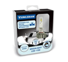 Лампы светодиодные H1 TUNGSRAM Megalight LED +150% 12V 18W 6000K_
