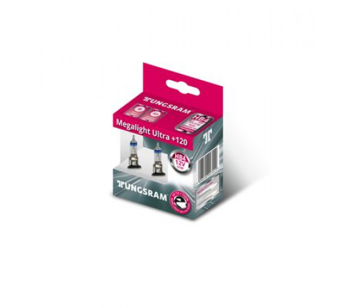 Лампы HB4 TUNGSRAM Megalight Ultra +120% 51W P22d