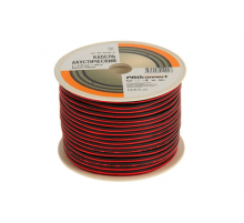 Провод акустический 2х0,35мм 100м, красно-черный бухта PROconnect