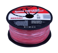 Провод ПГВА 100м. 1х0.50 мм красный, бухта REXANT
