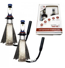 Лампы Sho-me G7 светодиод HB4(9006) 5000k 3500lm CSP-кон(к-т 2шт.)12/24в полн.зам.галог.,мяг радиат/