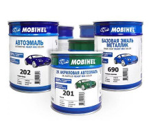 Краска банка 240 Белое Облако 0,75л акриловая автоэмаль MOBIHEL