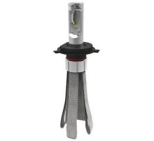 Лампы Sho-me G7 Lite светод. H4 5000k 3600lm (к-т 2шт.)12/24в полная замена галогенамягкий радиатор