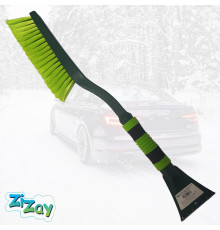 Щетка ZIZAY для уборки снега со скребком 60,5см