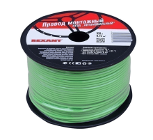Провод ПГВА 100м. 1х0.75 мм зеленый, бухта REXANT