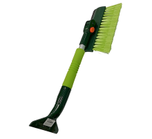 Щетка ZIZAY для уборки снега со скребком 45см поворотная