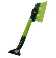 Щетка ZIZAY для уборки снега со скребком 45см поворотная