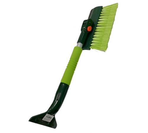 Щетка ZIZAY для уборки снега со скребком 45см поворотная