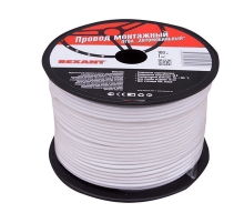 Провод ПГВА 100м. 1х1.00 мм белый, бухта REXANT