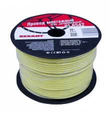 Провод ПГВА 100м. 1х2.50 мм желтый, бухта REXANT