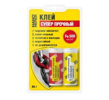 Клей суперпрочный - эпоксидный 2-х компонентный NANOPROTECH, 80 гр