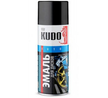 Краска для дисков черная KUDO аэрозоль 520мл