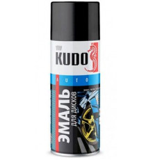 Краска для дисков черная KUDO аэрозоль 520мл