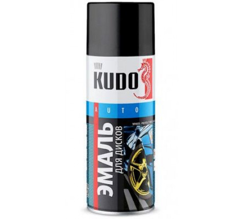 Краска для дисков черная KUDO аэрозоль 520мл