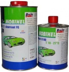 Лак MOBIHEL 1л банка 2К 2:1 FG anti-stratch + отвердитель 8100 0,5л