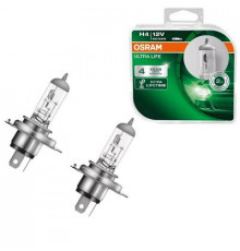Лампы H4 12V 60/55W P43t-38 3000K ULTRALIFE Eurobox OSRAM