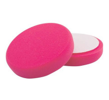 Полиров.губка на липучке твердая150мм х 50мм розовая