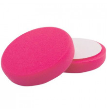 Полиров.губка на липучке твердая150мм х 50мм розовая