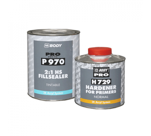 Грунт BODY 970 2К наполнитель (1л)+(0,5л)
