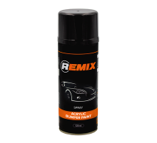 Краска для бампера REMIX аэрозоль серый 520 мл