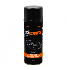 Краска для бампера REMIX аэрозоль серый 520 мл