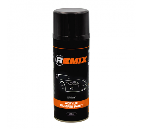 Краска для бампера REMIX аэрозоль серый 520 мл