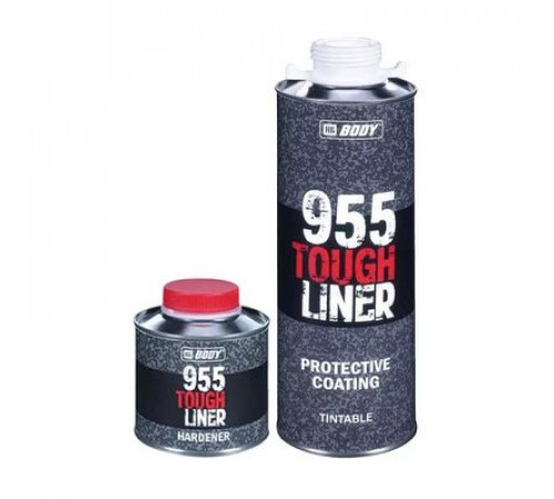 Защитное покрытие 955 TOUGH LINER  бесцветное 0,6л+0,2л BODY