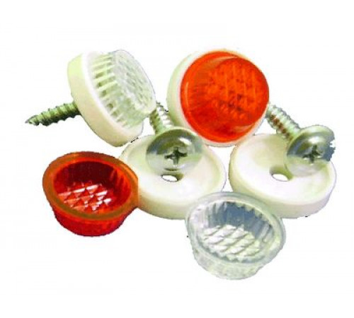 Саморезы крепления номерного знака к-т 4шт с катафотом