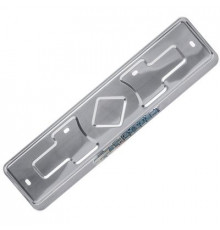 Рамка под номер нерж.сталь рельеф CHEVROLET