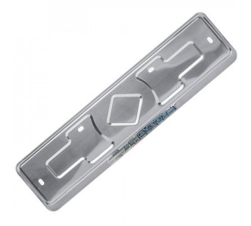 Рамка под номер нерж.сталь рельеф CHEVROLET