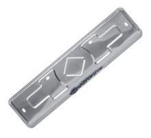 Рамка под номер нерж.сталь рельеф FORD