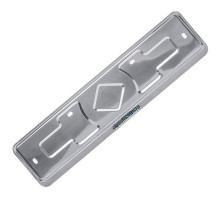 Рамка под номер нерж.сталь рельеф MITSUBISHI