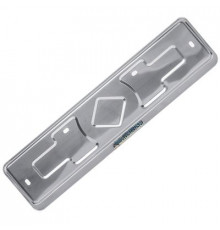 Рамка под номер нерж.сталь рельеф MITSUBISHI