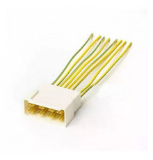 Колодка 8 контакт 6,3м с проводами